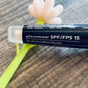 💋  Avon Glazewear SPF 15 CLEAR G500 Shiny Lip Gloss - NOS SEALED!!5